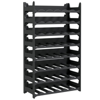 Wine Rack for 48 Bottles - Stackable and Weather Resistant