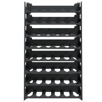 Wine Rack for 48 Bottles - Stackable and Weather Resistant