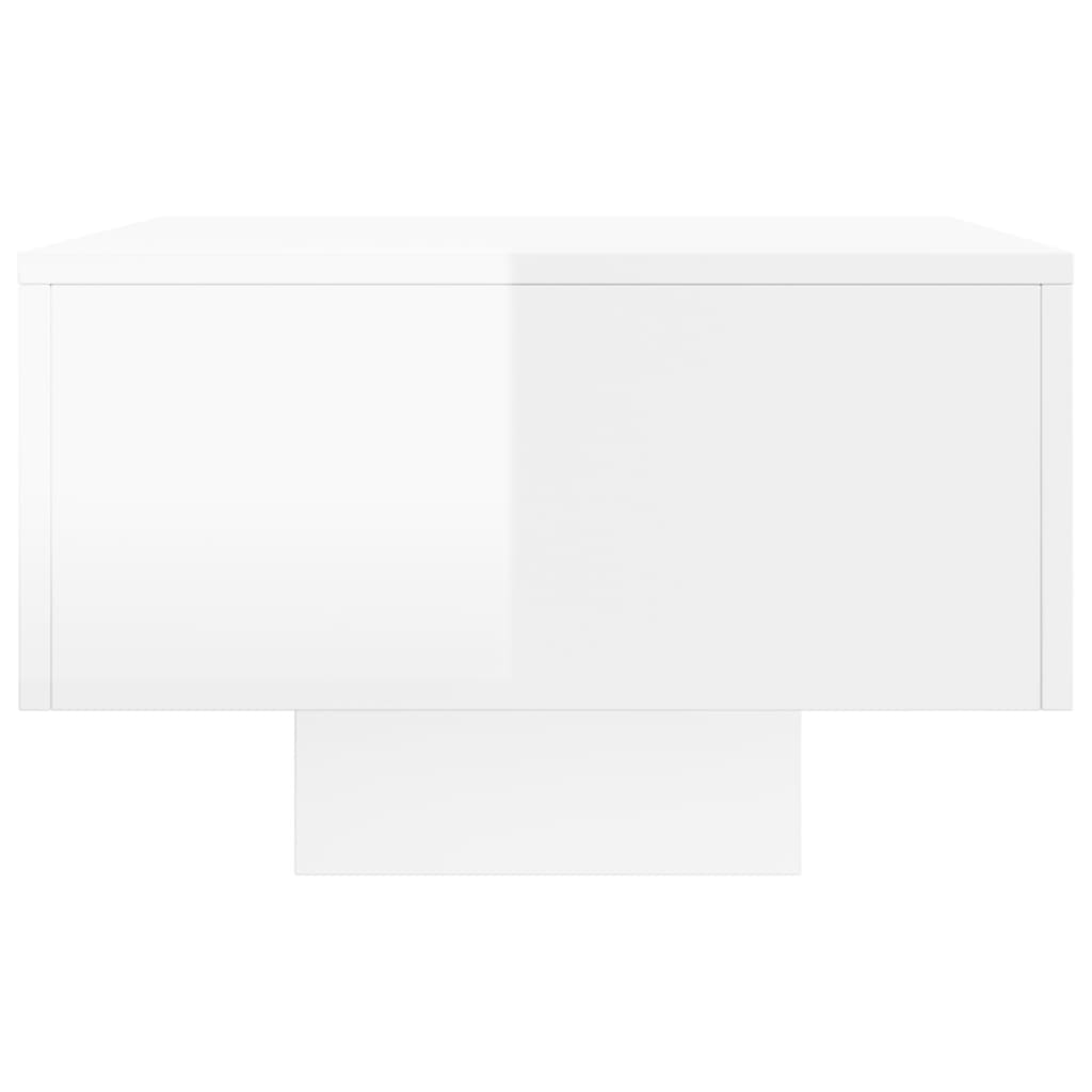 Coffee Table High Gloss White | Modern Design, Durable Engineered Wood