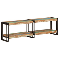 TV Cabinet 140x30x40 cm | Solid Wood Reclaimed - Stylish and Functional