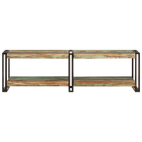 TV Cabinet 140x30x40 cm | Solid Wood Reclaimed - Stylish and Functional