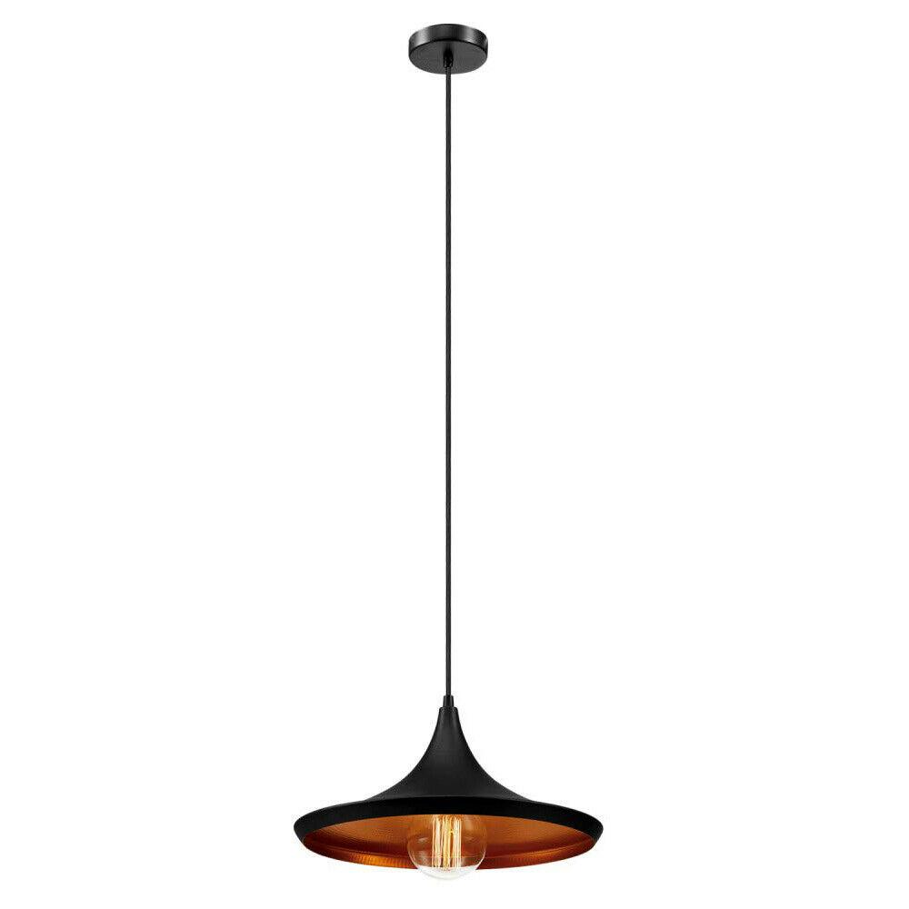 Retro Industrial Hanging Lamp Pendant Lamp Bar Lampshade Lamp E27 Black