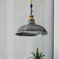 Vintage Industrial Pendant Lamp - Retro Metal Hanging Ceiling Lamp