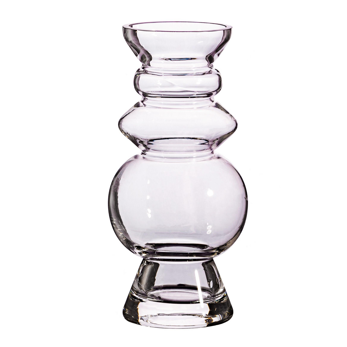 Selina Glass Vase Clear | Bohemian-inspired Home Decor