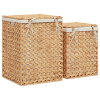 vidaXL Laundry Baskets - Rustic Charm for Your Bathroom