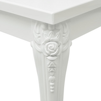 Coffee Table High Gloss White 100x50x42 cm - Elegant and Durable