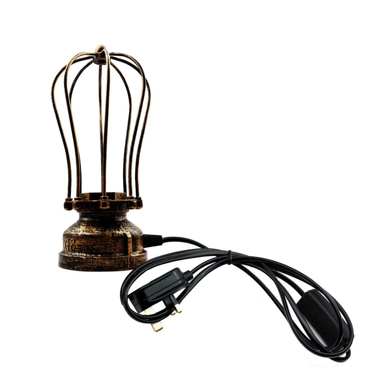 Table Lamp Light Industrial Table Lamp with Plug In Cord~5012