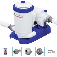 Bestway Flowclear Swimming Pool Filter Pump 9463 L/h - Fast and Effective Water Circulation