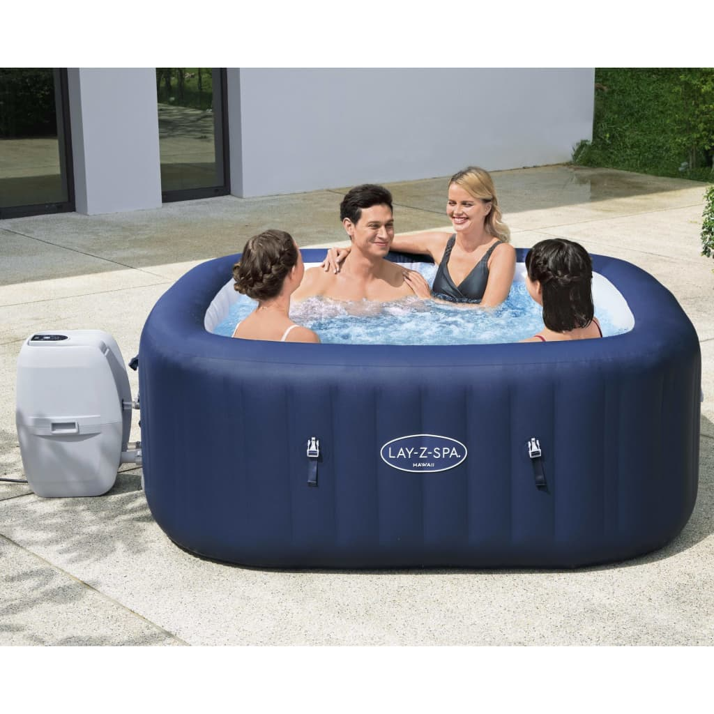 Bestway Lay-Z-Spa Inflatable Hot Tub Hawaii AirJet - Affordable and Portable Spa for Ultimate Relaxation