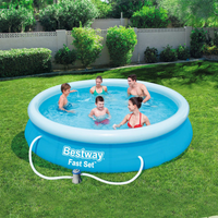 Bestway Swimming Pool Set Fast Set 366x76 cm - Enjoy the Summer with this Convenient Inflatable Pool Set