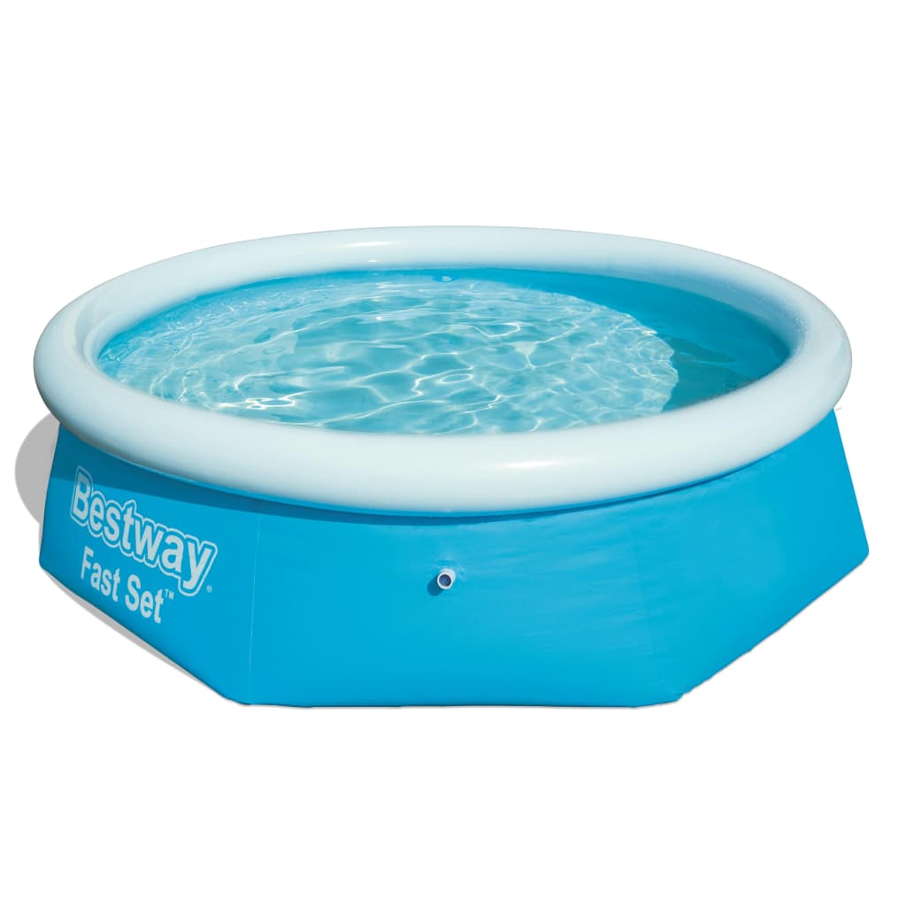 Bestway Fast Set Inflatable Swimming Pool Round 244x66 cm - Create Unforgettable Summer Memories