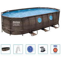 Bestway Power Steel Swim Vista Series Swimming Pool Set - Enjoy Fun in the Sun!