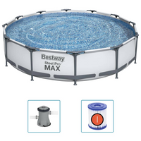 Bestway Steel Pro MAX Swimming Pool Set 366x76 cm - Enjoy Summer Fun in Your Own Backyard