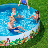 Bestway Swimming Pool Dinosaur Fill'N Fun - Sturdy and Durable Outdoor Pool for Summertime Fun