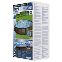 Bestway Power Steel Swimming Pool Set 549x122 cm - Above-Ground Pool for Fun in the Sun