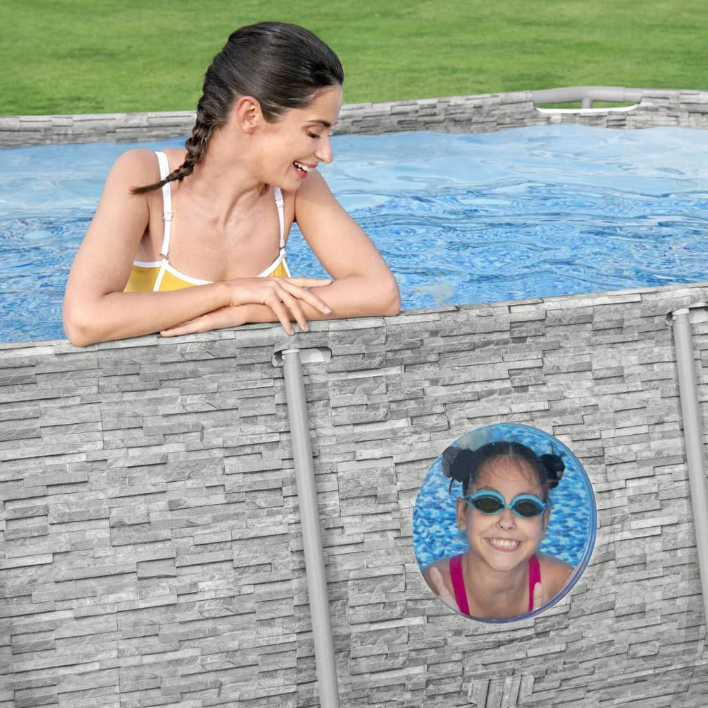 Bestway Power Steel Swimming Pool Set 427x250x100 cm | Durable & Stylish