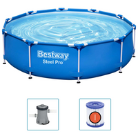 Bestway Steel Pro Swimming Pool 305x76 cm - Durable and Stylish Above-Ground Pool