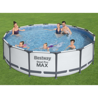 Bestway Steel Pro MAX Swimming Pool Set 427x107 cm - Durable and Safe Above-Ground Pool for Family Fun