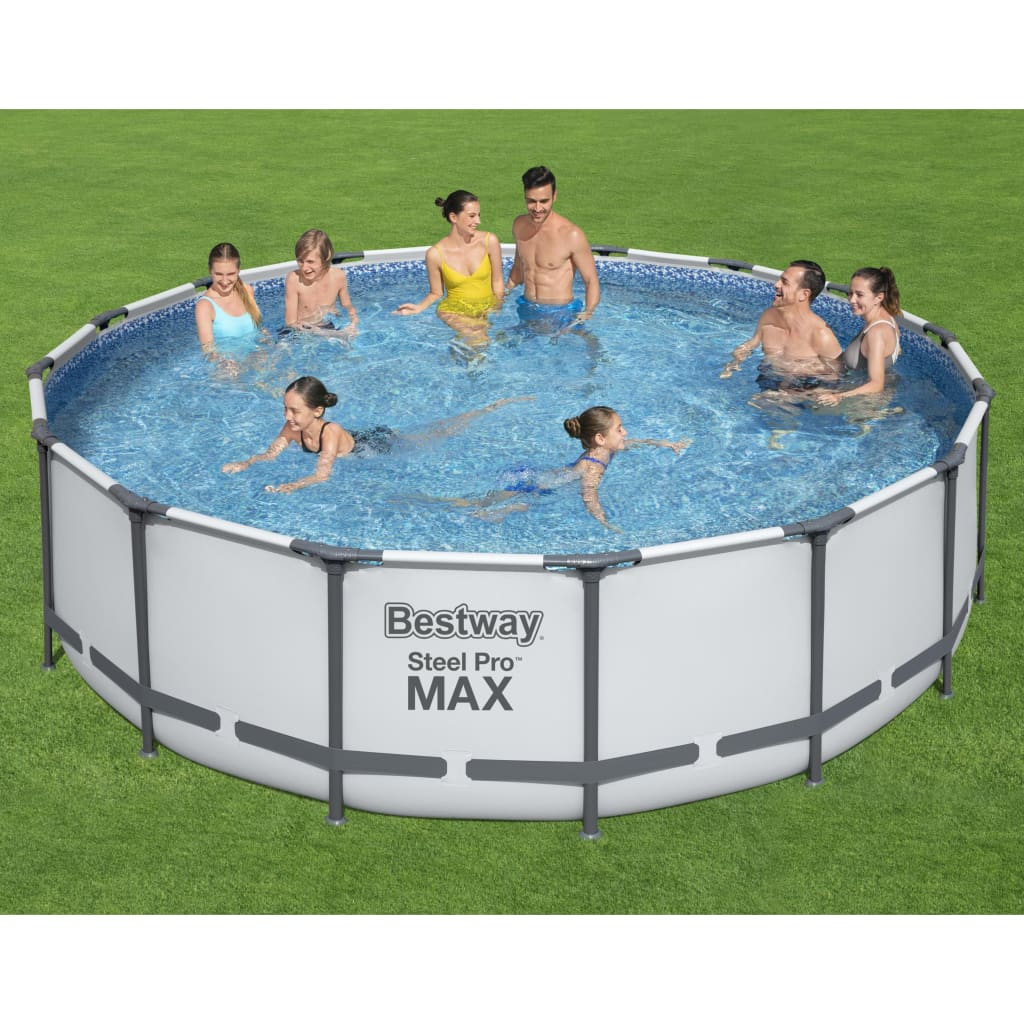 Bestway Steel Pro MAX Swimming Pool Set 488x122 cm - Enjoy Summer with Family and Friends