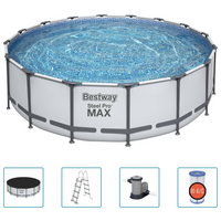 Bestway Steel Pro MAX Swimming Pool Set 488x122 cm - Enjoy Summer with Family and Friends