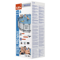 Bestway Steel Pro MAX Swimming Pool Set 488x122 cm - Enjoy Summer with Family and Friends