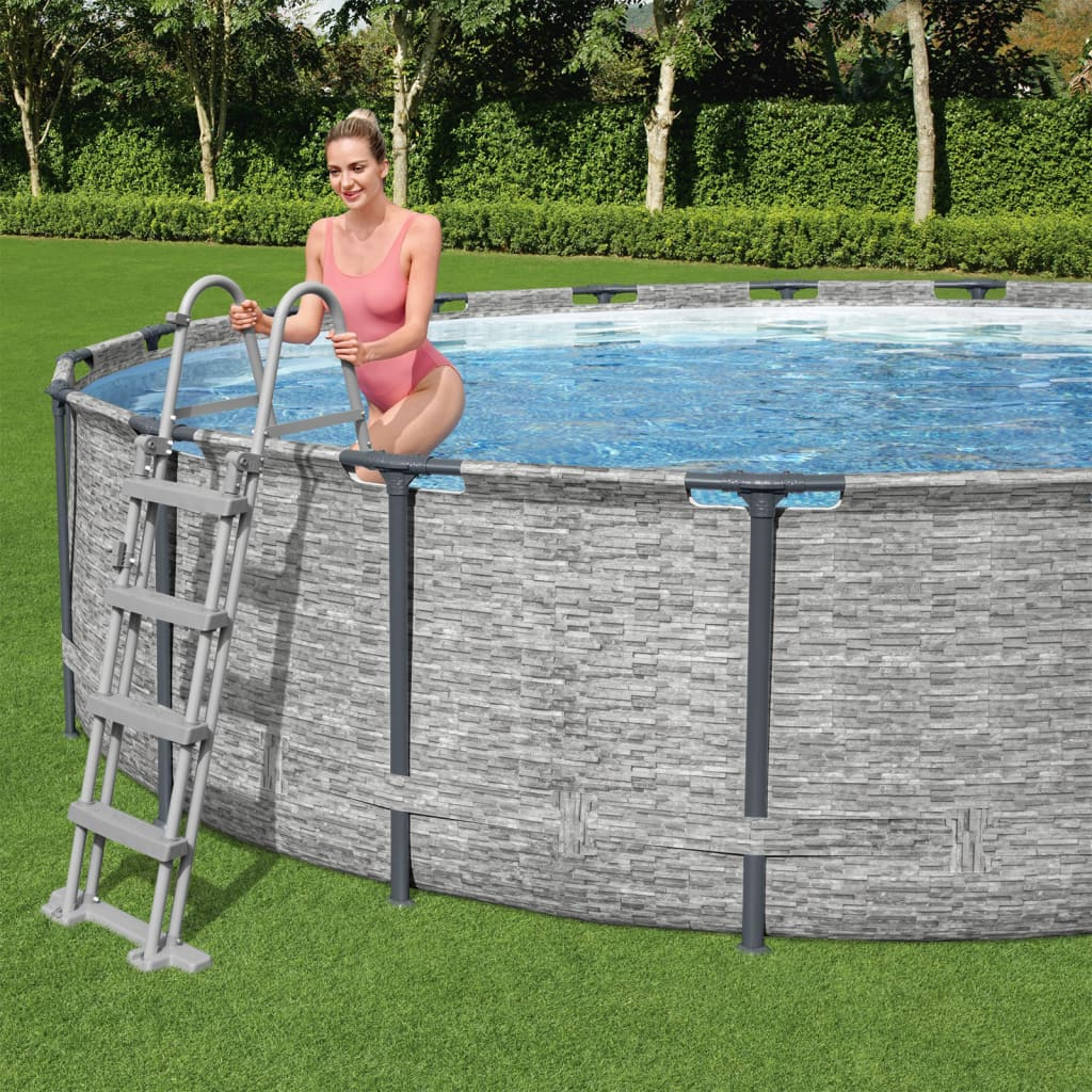 Bestway Power Steel Swimming Pool 427x122 cm - Durable and Easy to Set Up