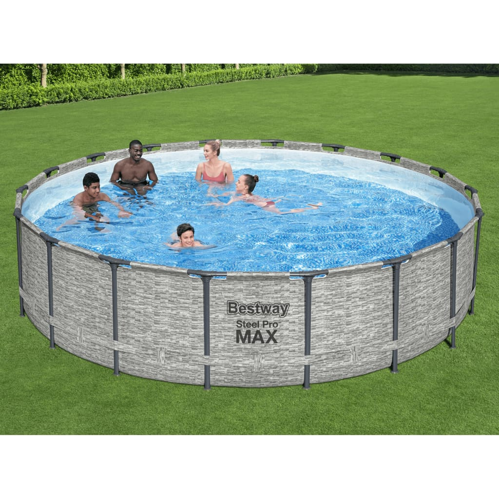 Bestway Power Steel Swimming Pool 549x122 cm - Enjoy Endless Fun