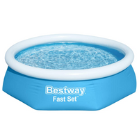 Bestway Fast Set Inflatable Swimming Pool - Enjoy Fun in the Sun with Family and Friends