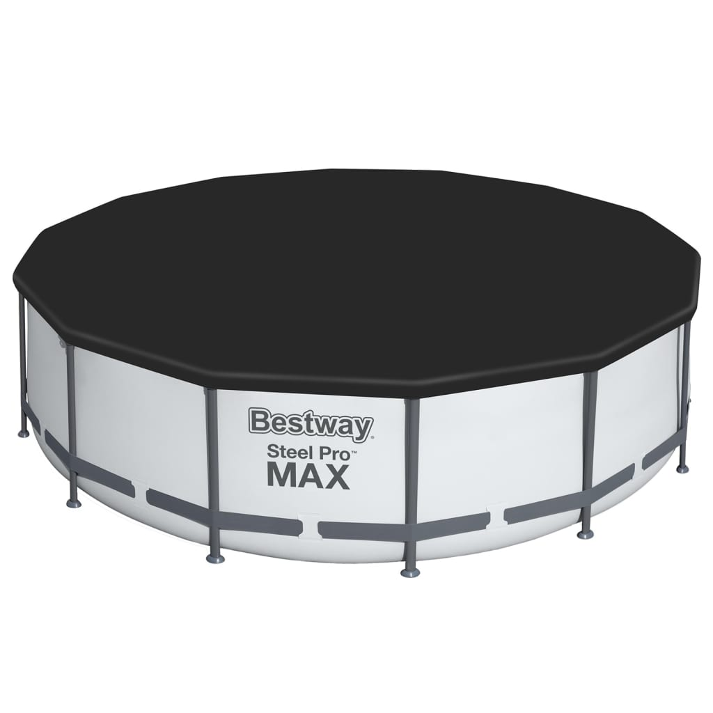 Bestway Steel Pro MAX Round Swimming Pool Set 396x122 cm - Enjoy Fun in the Sun with Family and Friends!