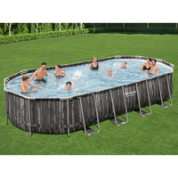 Bestway Swimming Pool Set Oval 7.32x3.66x1.22 m