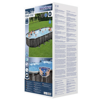 Bestway Swimming Pool Set Oval 7.32x3.66x1.22 m