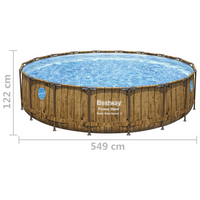 Bestway Power Steel Swimming Pool Set 549x122 cm