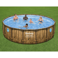 Bestway Power Steel Swimming Pool Set 488x122 cm | Durable and Stylish