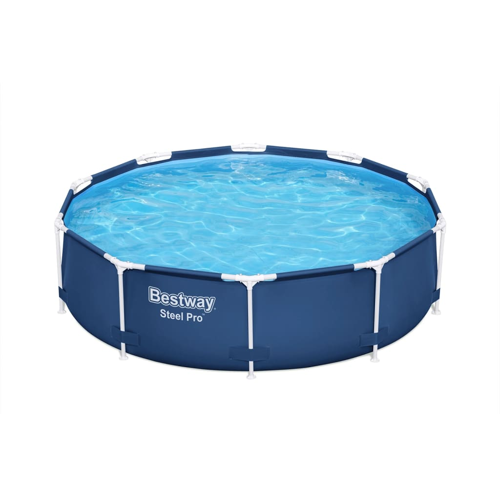 Bestway Steel Pro Swimming Pool 305x76 cm - Durable, Easy to Assemble, and Provides Clean Water