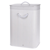 Bathroom Solutions Foldable Laundry Basket White - Practical and Stylish