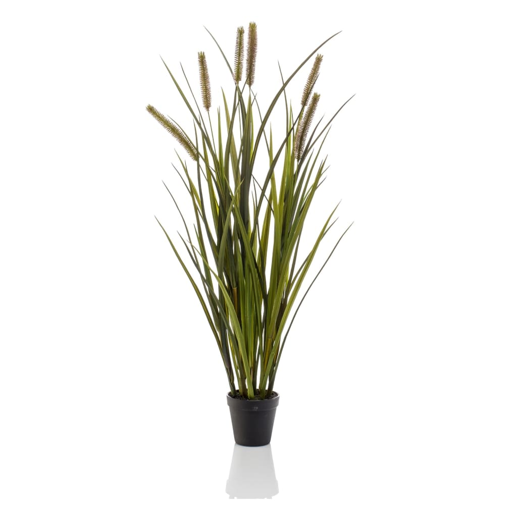 Emerald Artificial Cattails Grass 85 cm in Pot - Realistic, Trendy, and Low-Maintenance