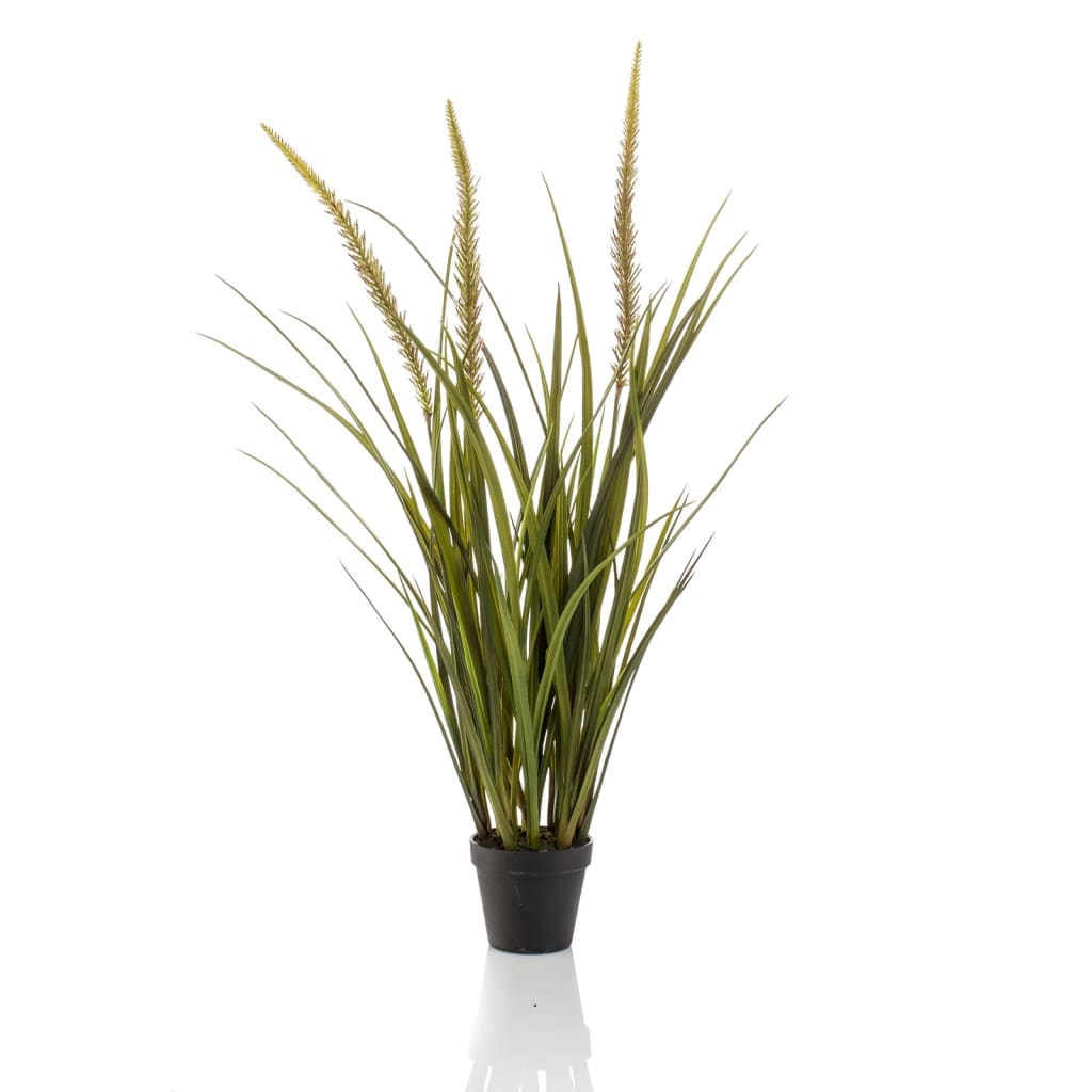 Emerald Artificial Foxtail Grass 90 cm in Pot - Realistic and Low Maintenance