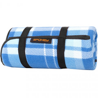 Spokey Picnic Moor 925069 Picnic Blanket - Soft Fleece, Waterproof Bottom, 130x150 cm