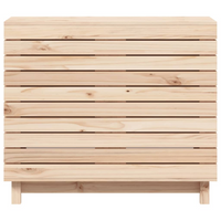 vidaXL Laundry Basket 88.5x44x76 cm Solid Wood Pine - Convenient and Stylish Storage Solution