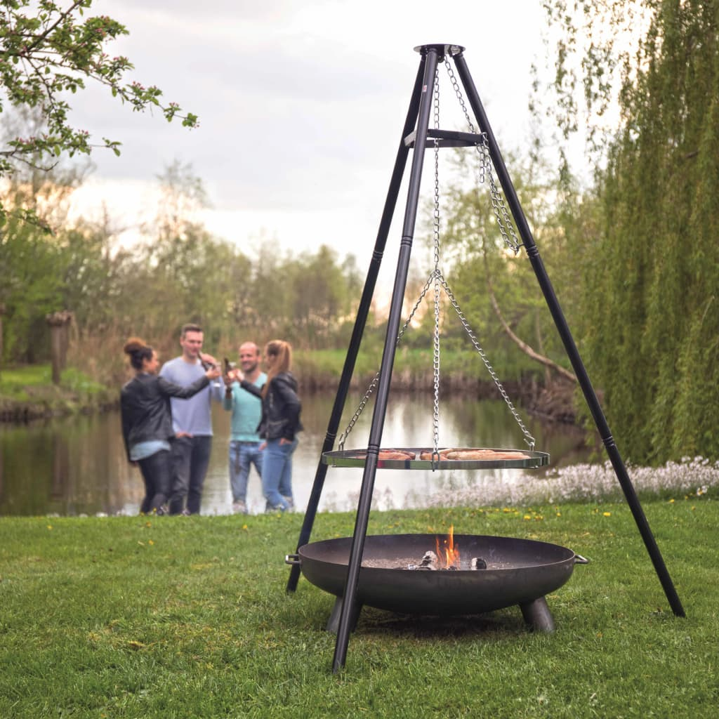 RedFire Grătar Trepied, Negru, 172 cm, BBQ TRIPOD - Robust și Durabil