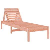 Sun Loungers 2 pcs with Table Solid Wood Douglas - Outdoor Furniture for Relaxation and Comfort