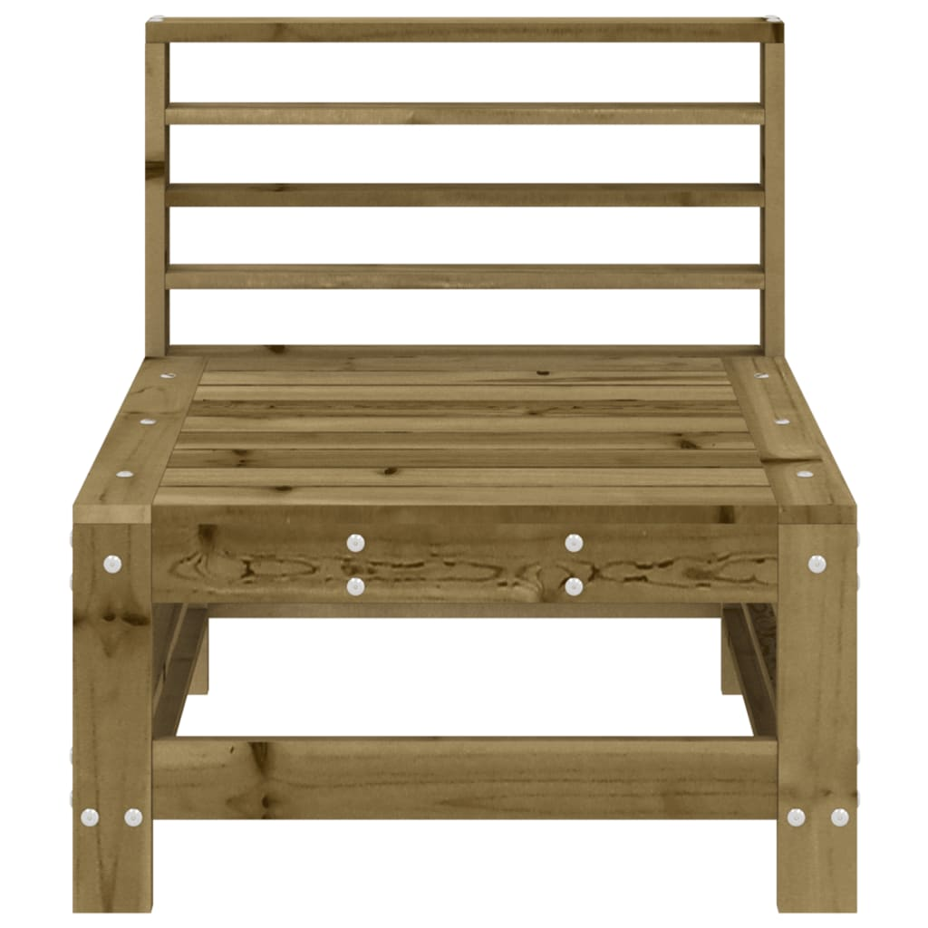 Garden Middle Sofa - Impregnated Wood Pine | Outdoor Furniture