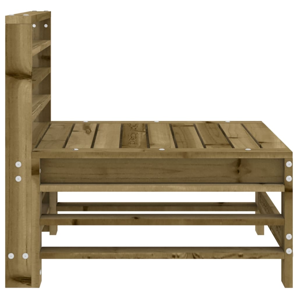 Garden Middle Sofa - Impregnated Wood Pine | Outdoor Furniture