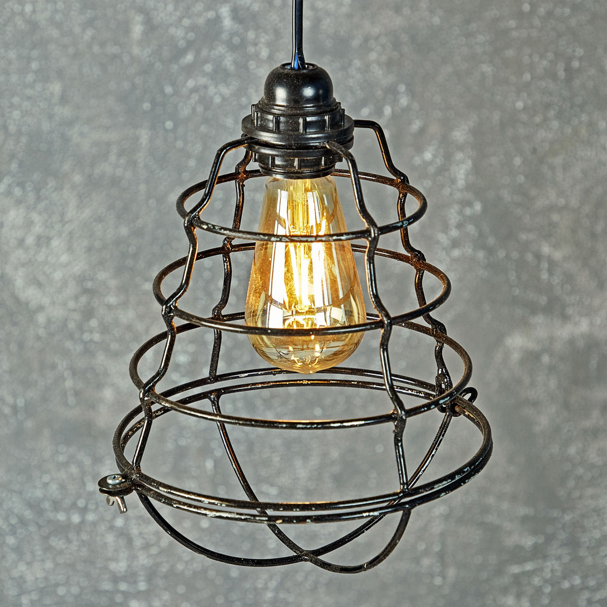 Steam Punk Egg Hanging Lamp - Industrial Style Pendant Light