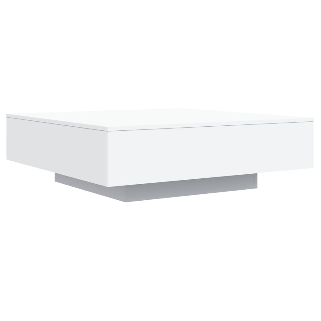 Coffee Table White 100x100x31 cm | Engineered Wood | Modern Design