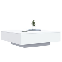 Coffee Table White 100x100x31 cm | Engineered Wood | Modern Design