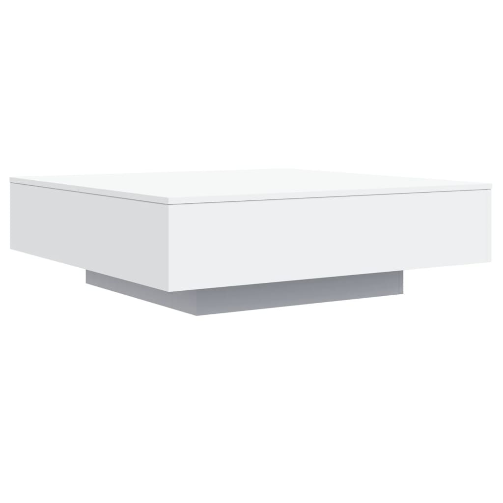 Coffee Table White 100x100x31 cm | Engineered Wood | Modern Design