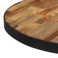 Coffee Table Round Ø55x40 cm Solid Reclaimed Teak | Elegant Living Room Furniture