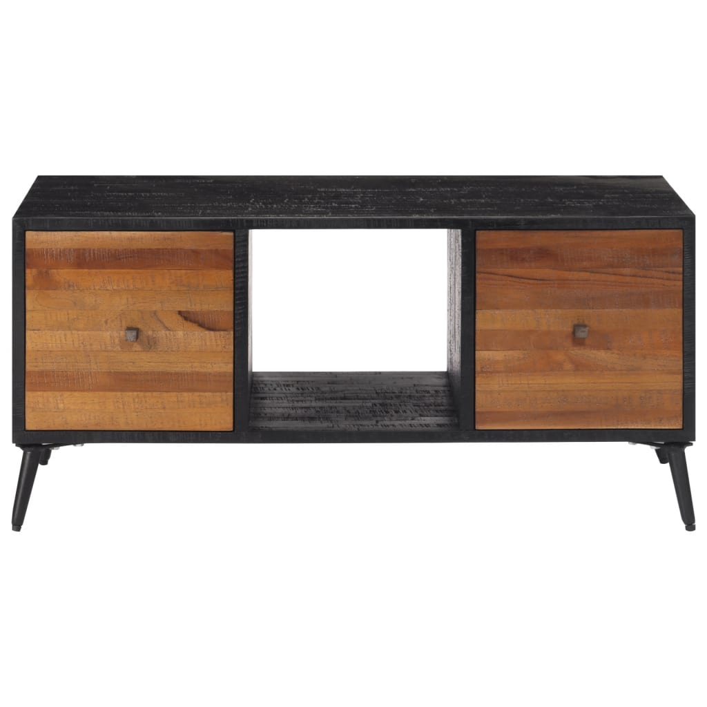 Coffee Table 90x50x41 cm - Solid Reclaimed Teak | Elegant Living Room Furniture