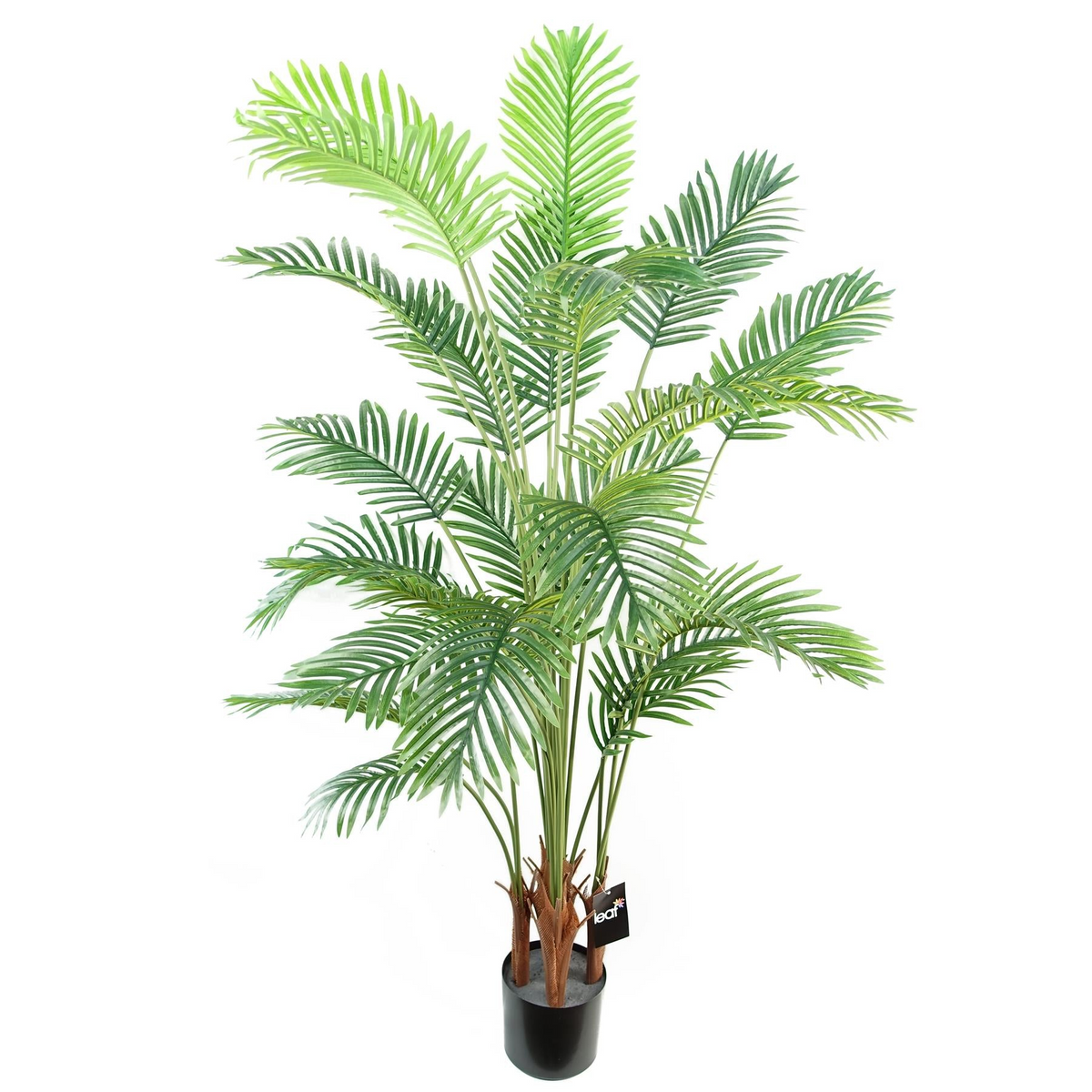 150cm Artificial Areca Palm Tree in Black Pot - Realistic Replica, Low Maintenance